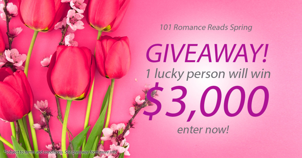 $3,000 Big Romance Author Spring Giveaway